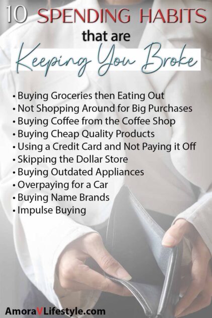 Amora V Lifestyle features 10 Spending Habits that are Keeping You Broke