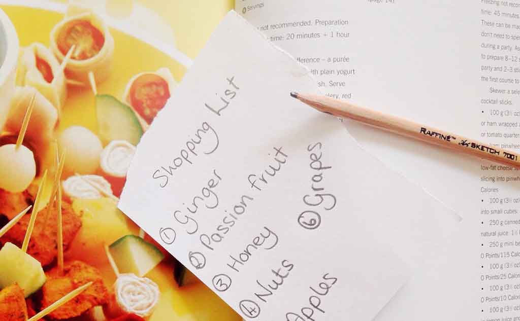 Making a grocery list is one thing, however, sticking to it is another. If not able to stick to a grocery list then it will make it hard to save money at the grocery store. Having a grocery list can also prevent you from buying food on impulse such as sugary junk food you may not want in your home.